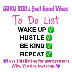 ‘Guru Roo’s’ Feel good vibes. ❤️ for updates